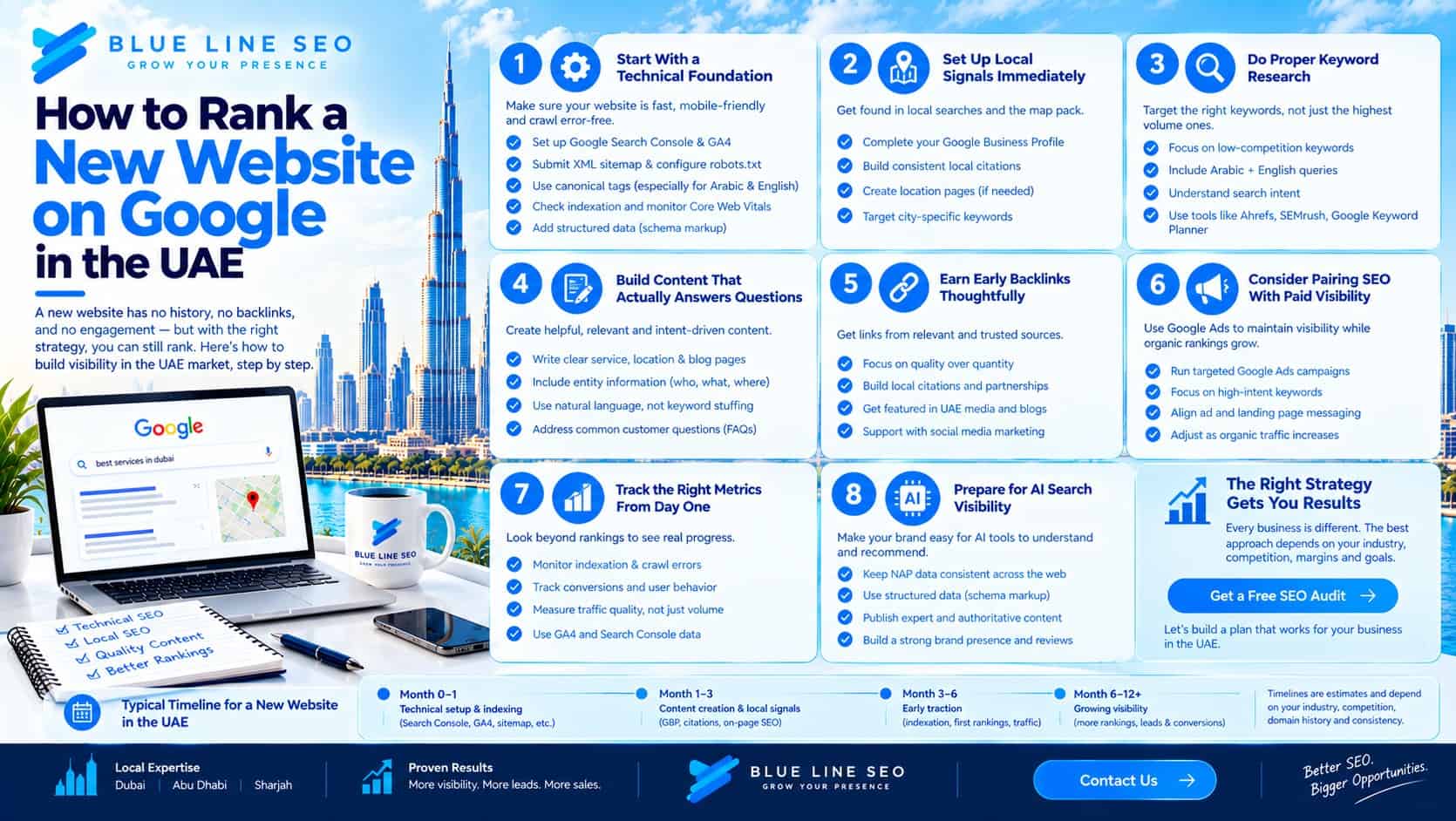 How to Rank a New Website on Google How to Rank a New Website on Google in the UAE