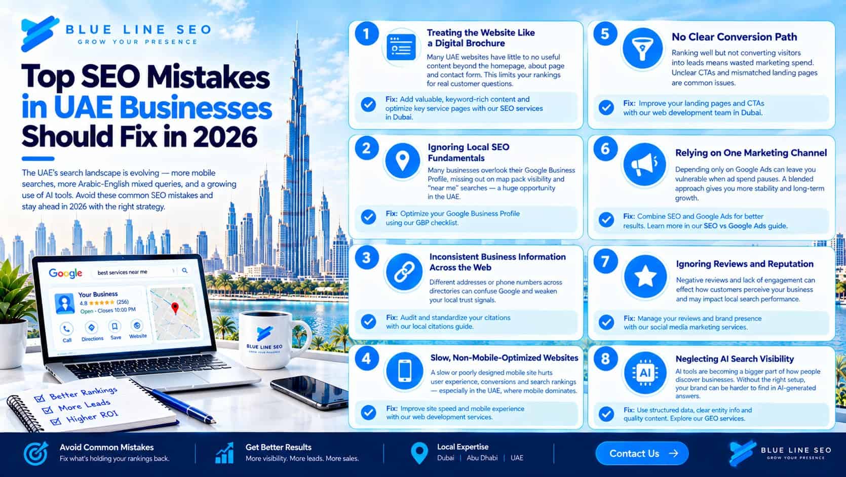 Top SEO Mistakes in UAE Businesses Top SEO Mistakes in UAE Businesses Should Fix in 2026