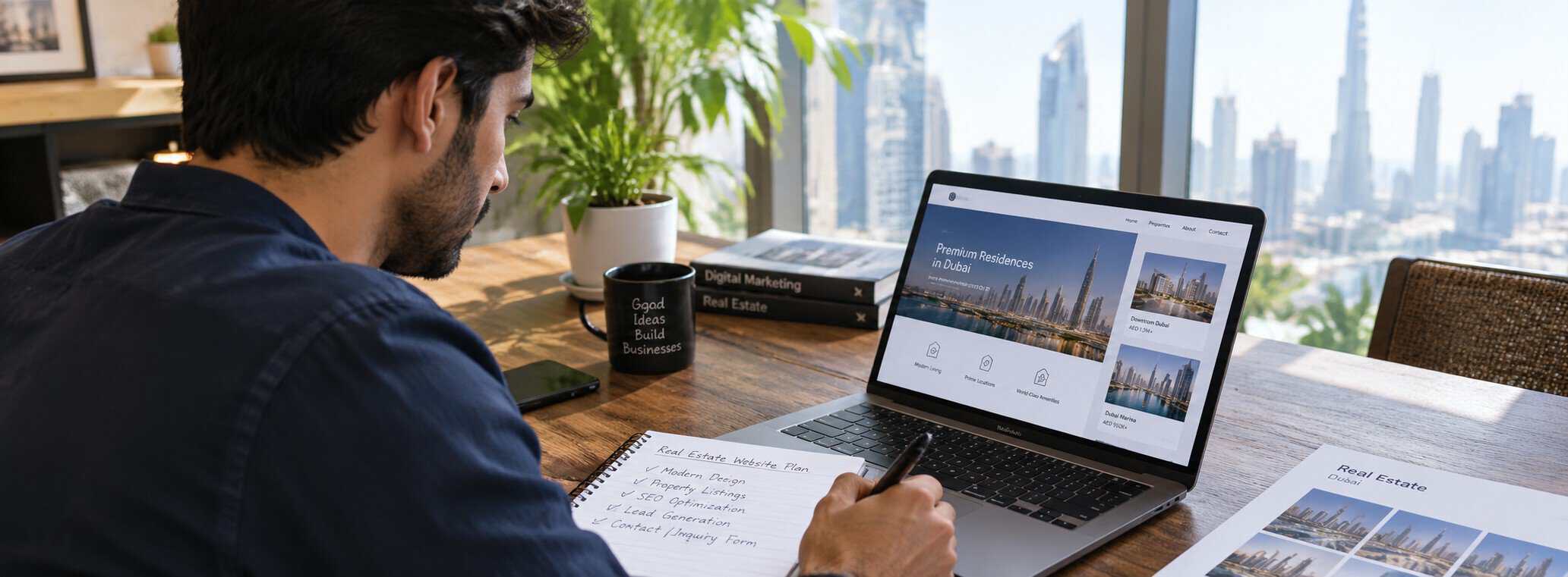 Real Estate Web Design Dubai
